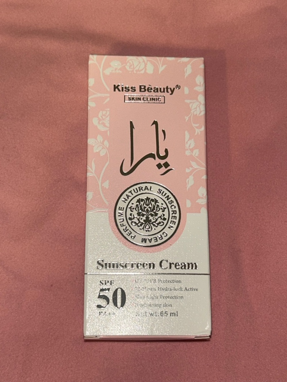 Kiss Beauty Yara Inspired Sunscreen Cream